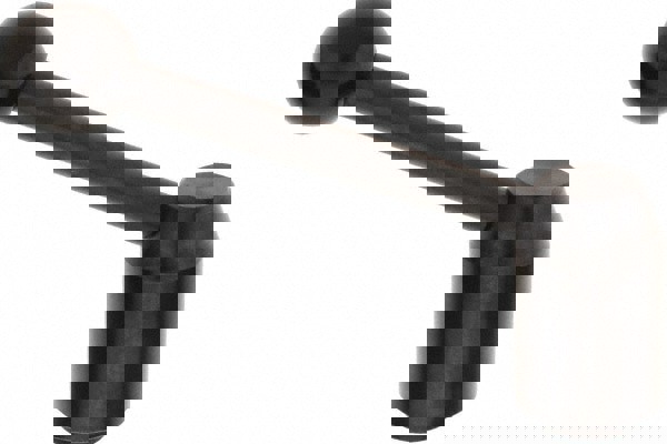 Metric Size Tapped Insert Adjustable Clamping Handle: M20 x 2.50 Thread, 28 mm Hub Dia, Steel